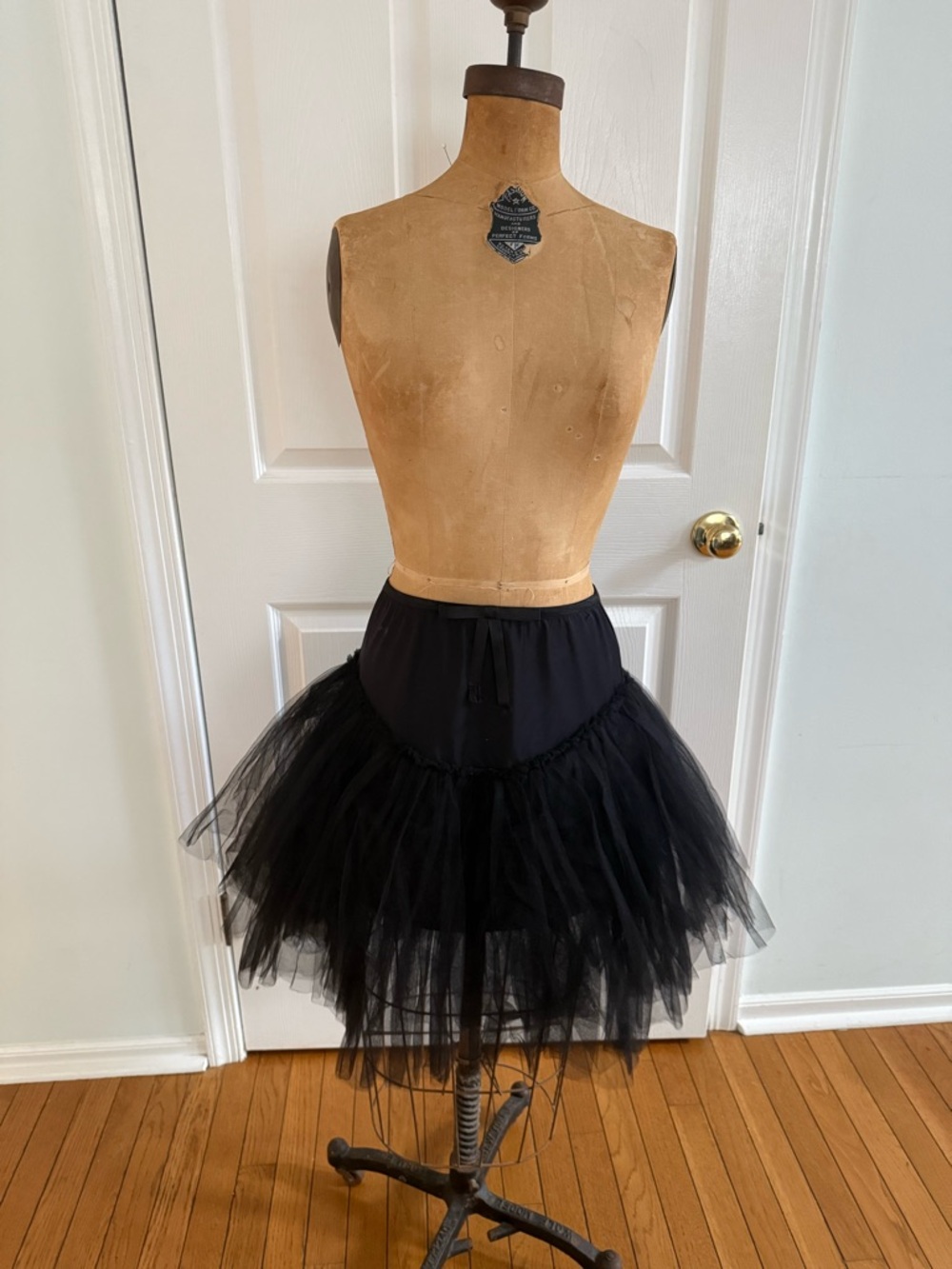Betsey Johnson Black Layered Tulle Skirt